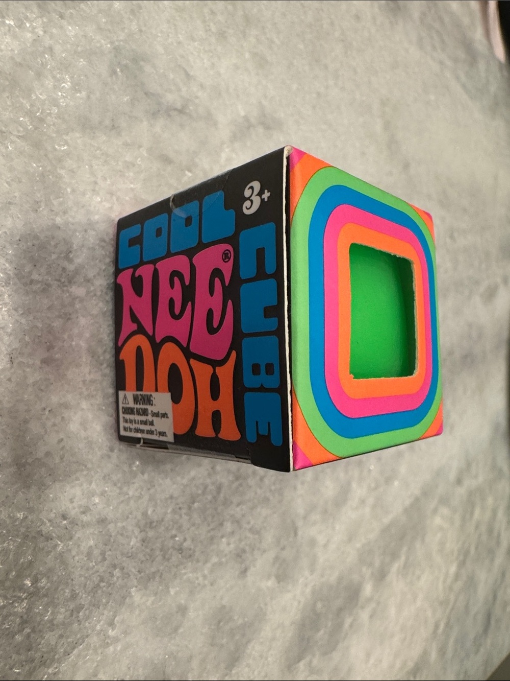Neon Cube Kids Toy - Green
